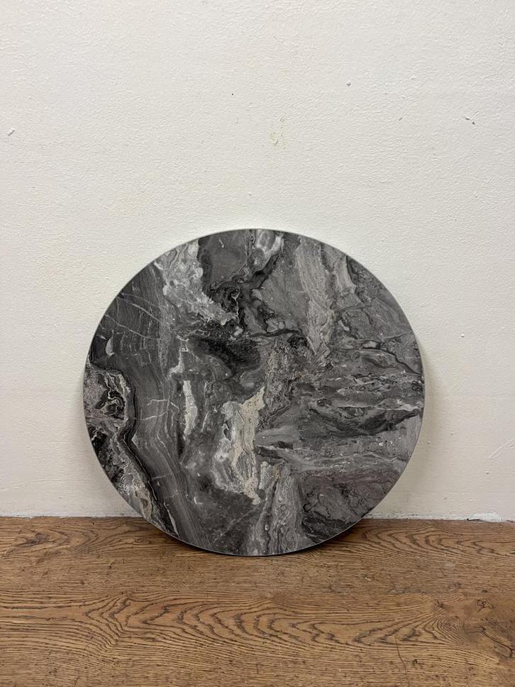 Nieuw Tafelblad HPL (60cm rond) - TB1024 Vintage/Café, Huis en Inrichting, Tafelonderdelen, Ophalen