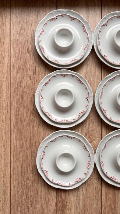 Rosenthal - Eetservies voor 6 (12) - Porselein - Monbijou en, Antiek en Kunst, Antiek | Meubels | Tafels