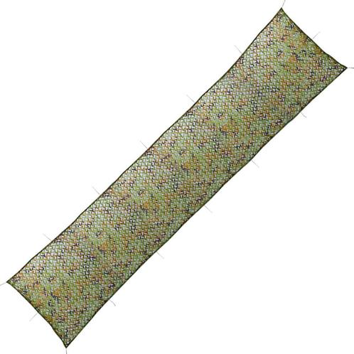 vidaXL Camouflagenet met opbergtas 1,5x10 m, Sport en Fitness, Schietsport-accessoires, Nieuw, Verzenden