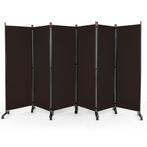 LIVSK Kamerscherm met 6 Panelen - Opvouwbaar - Inkijkbescher, Verzenden, Nieuw