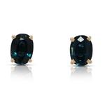 Oorbellen - 18 karaat Geel goud - 1.62ct. tw. Saffier, Sieraden, Tassen en Uiterlijk, Oorbellen, Nieuw