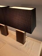 Tafellamp (2) - Schemerlampen - Leder, Metaal