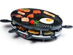 DOMO DO9038G Gourmetset - Grillplaat - Raclette - 8 personen, Verzenden, Zo goed als nieuw