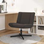 vidaXL Draaistoel Donkergrijs 63 x 75 x 76 cm Schapenvacht, Huis en Inrichting, Stoelen, Verzenden, Nieuw, Grijs