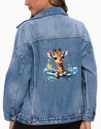 Heat-Transfer - Schattige Giraffe in bad - maak je eigen, Verzenden, Nieuw