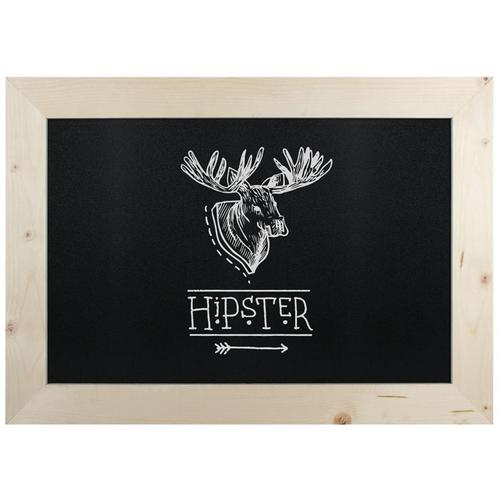 Krijtbord Hout Blank 40x50cm, Hobby en Vrije tijd, Tekenen