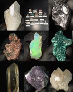 356 g - Zeldzame mineralen collectie – Opal, Native Copper,, Verzamelen, Mineralen en Fossielen