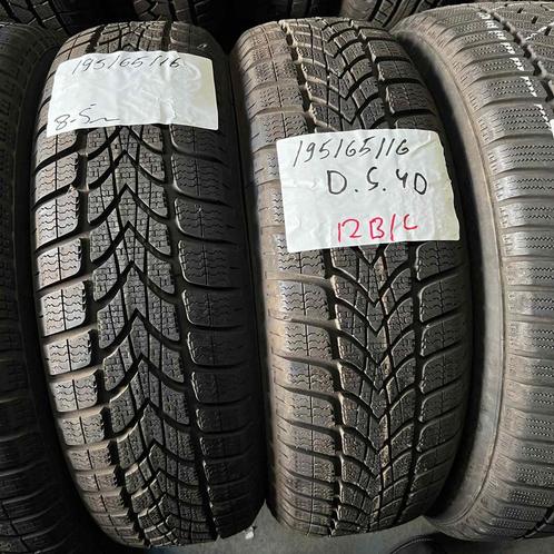 2 x Dunlop SP Winter Sport 4D 195-65-16 Winterbanden 8,5mm, Auto-onderdelen, Banden en Velgen, 16 inch, Winterbanden, 195 mm, Personenwagen