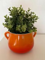 Le Creuset - Braadpan - Oranje/rood emaille - gietijzer -, Antiek en Kunst, Antiek | Keukenbenodigdheden