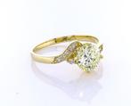 Ring - 14 karaat Geel goud - 1.24ct. tw. Geel Diamant, Nieuw