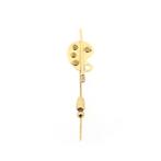 Gouden reversspeld, dasspeld | Schilderspalet (vintage), Sieraden, Tassen en Uiterlijk, Broches, Ophalen of Verzenden, Gebruikt