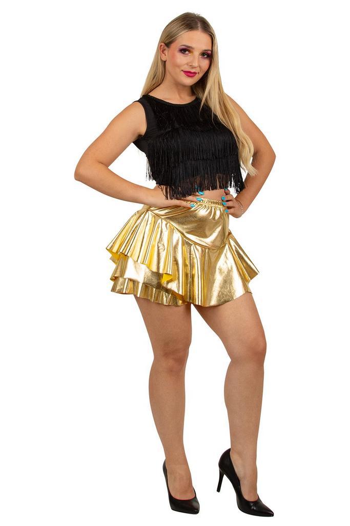 Skort Goud Dames, Kleding | Dames, Carnavalskleding en Feestkleding, Nieuw, Ophalen of Verzenden
