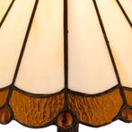 Tiffany tafellamp – Klassiek Waaierpatroon – Ø 30 × H 47 cm, Huis en Inrichting, Lampen | Tafellampen, Verzenden, Nieuw