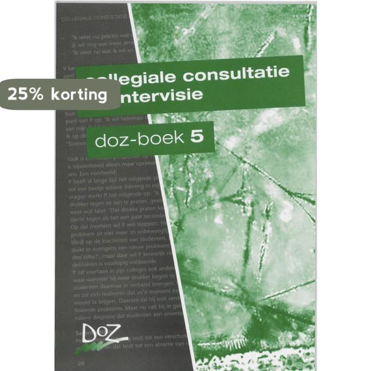 Collegiale consultatie en intervisie / DOZ boek / 5, Boeken, Psychologie, Gelezen, Verzenden