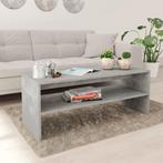 vidaXL Salontafel 100x40x40 cm bewerkt hout betongrijs, Huis en Inrichting, Tafels | Salontafels, Minder dan 50 cm, 100 tot 150 cm