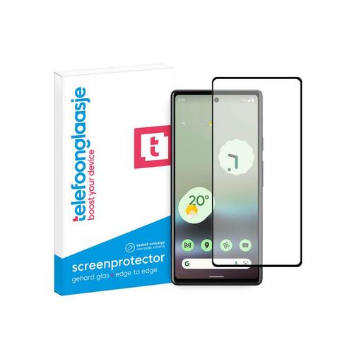 Google Pixel 6a screenprotector gehard glas Edge to Edge, Telecommunicatie, Mobiele telefoons | Toebehoren en Onderdelen, Bescherming