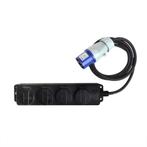 ProPlus Stekkerdoos - CEE naar 4 Schuko - 1,5 meter - Zwa..., Ophalen of Verzenden, Nieuw