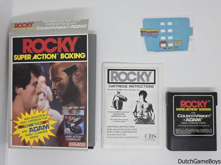 Colecovision - Coleco - Rocky - Super Action Boxing, Spelcomputers en Games, Games | Overige, Gebruikt, Verzenden