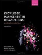 Knowledge Management in Organizations, 9780198724018, Verzenden, Zo goed als nieuw, Studieboeken