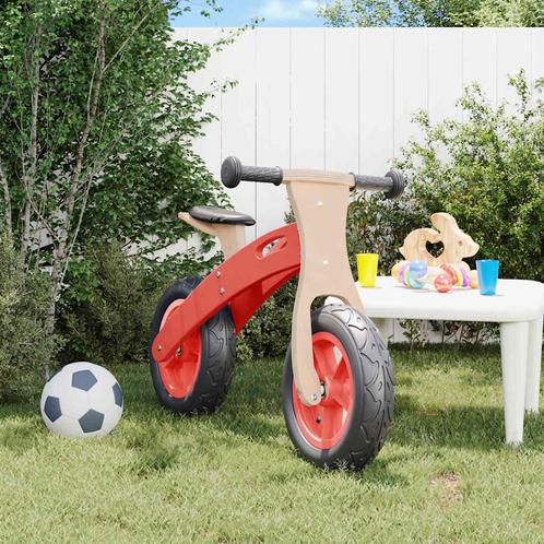 vidaXL Loopfiets voor kinderen met luchtbanden rood, Kinderen en Baby's, Speelgoed | Buiten | Voertuigen en Loopfietsen, Nieuw
