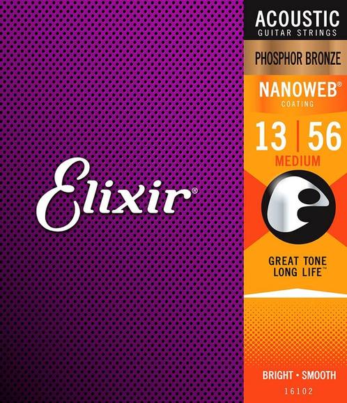 Elixir Nanoweb 16102 phosphor bronze .013, Muziek en Instrumenten, Instrumenten | Toebehoren, Verzenden
