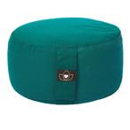 Meditatiekussen eco donkergroen rond - Lotus, Verzenden, Nieuw