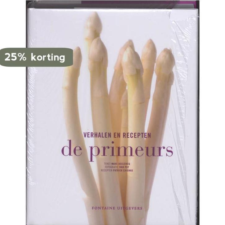 De Primeurs 9789059562868 M. Declercq, Boeken, Kookboeken, Zo goed als nieuw, Verzenden