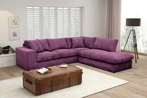 Hoekbank Lelystad - hoekbanken - Paars, Huis en Inrichting, Banken | Sofa's en Chaises Longues, Nieuw, Stof
