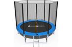 Trampoline 305 cm met veiligheidsnet - tot 120 kg - blauw, Kinderen en Baby's, Speelgoed | Buiten | Trampolines, Nieuw, Verzenden