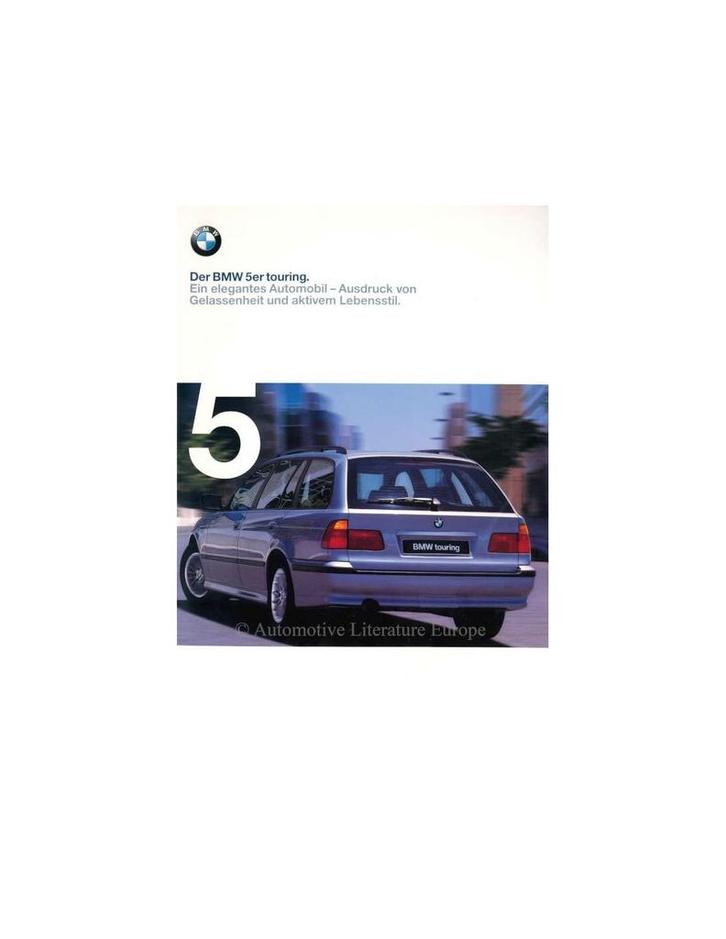 1998 BMW 5 SERIE TOURING BROCHURE DUITS, Boeken, Auto's | Folders en Tijdschriften, BMW