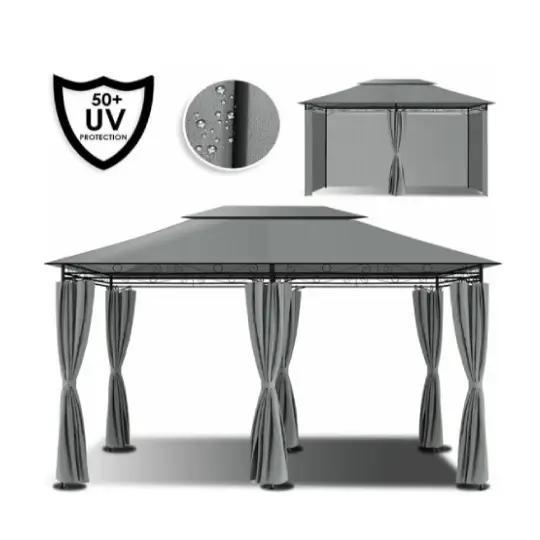 Paviljoen 4x3 Antraciet Haines, Tuin en Terras, Partytenten, Ophalen of Verzenden