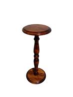 Plantentafel - Kolom - Hout - Extra hoge plantentafel, Antiek en Kunst