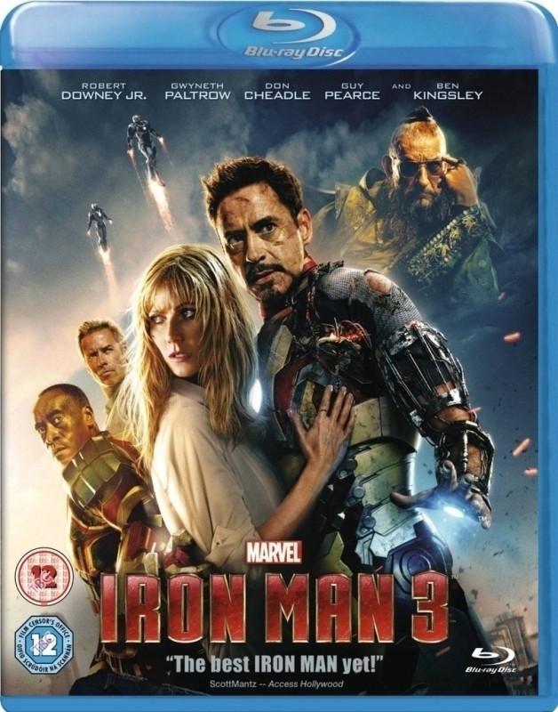 Iron Man 3 (Blu-ray), Cd's en Dvd's, Blu-ray, Gebruikt, Verzenden