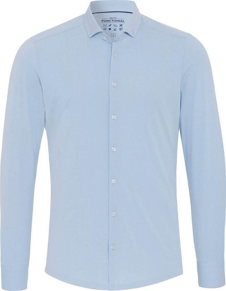 Pure Shirt Licht Blauw maat 42 Heren, Kleding | Heren, Overhemden, Blauw, Nieuw, Verzenden