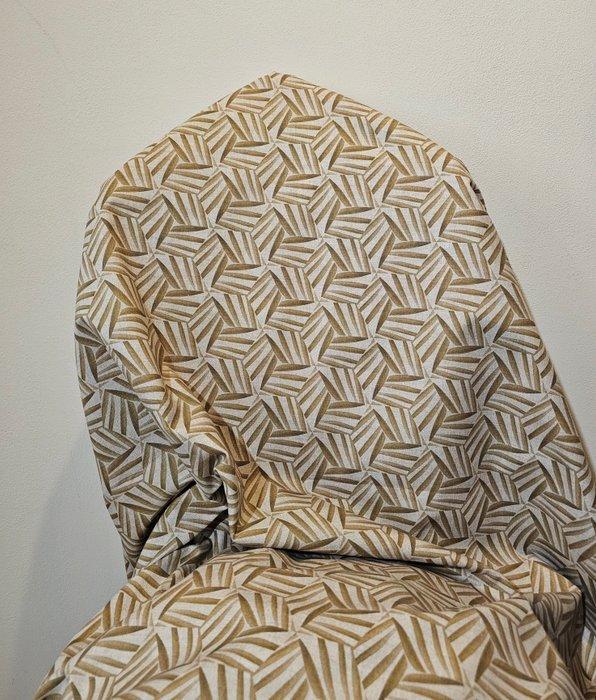 Glamour geometrisch goudkleurig stof - Art Deco - Goud -, Antiek en Kunst, Antiek | Kleden en Textiel