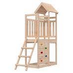 vidaXL Speeltoren Bruin 110,5 x 52,5 x 214 cm Massief, Verzenden, Nieuw
