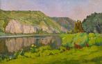 Jean Arnaviellhe (1881-1961) - Une vaine montagne se regarde, Antiek en Kunst, Kunst | Schilderijen | Klassiek