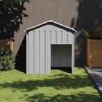 vidaXL Hondenhok met dak 117x103x123 cm gegalvaniseerd staal, Dieren en Toebehoren, Hondenhokken, Verzenden, Nieuw