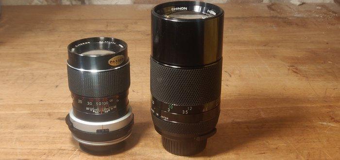 Tamron, Chinon 3,5/200mm + Auto 3,5/135mm - M42 | Telelens, Audio, Tv en Foto, Fotocamera's Analoog