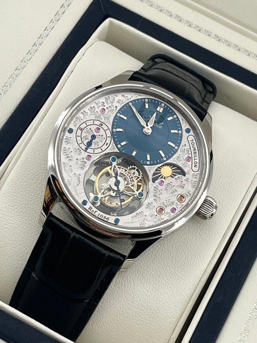 HAOFA - Tourbillon Ref. 1036 GMT Dual time zone Day and, Sieraden, Tassen en Uiterlijk, Horloges | Heren