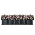[en.casa] Moestuinbak Zevenaar 174x90x30 cm staal antracietg, Huis en Inrichting, Verzenden, Nieuw