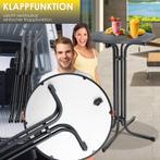Statafel - Bartafel - Statafelrok - Partytafel - 110cm - Zwa, Tuin en Terras, Verzenden, Nieuw