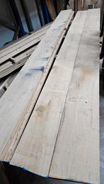 Brede en lange eiken planken 33cm breed en ruim 400cm lang, Doe-het-zelf en Verbouw, Hout en Planken, Ophalen, 25 tot 50 mm, Eiken