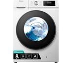 Hisense WDQA8014EVJM - Was-droogcombinatie - 8 kg wassen - 5, Ophalen of Verzenden, Nieuw, 85 tot 90 cm