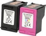 Set SecondLife inkt cartridge als vervanging voor HP 305 XL, Verzenden, Nieuw, Cartridge, HP Secondlife