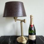 Tafellamp - Vintage messing verstelbare zwaaibalklamp -