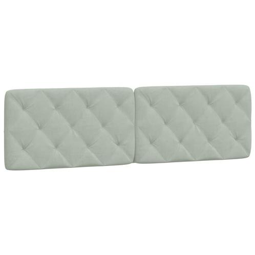 Hoofdkussen Fluweel Lichtgrijs 180 | OP=OP | Comfortabele..., Huis en Inrichting, Slaapkamer | Bedden, 180 cm, Grijs, Nieuw, Stof