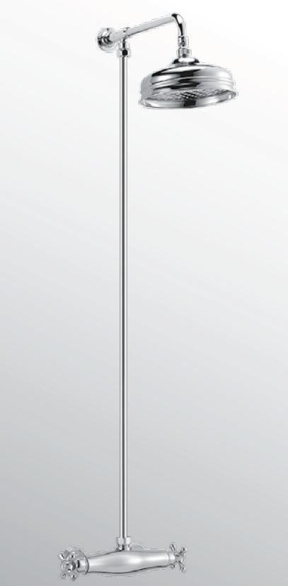 Huber Croisette Thermostatische Doucheset Chroom, Doe-het-zelf en Verbouw, Sanitair, Kraan, Nieuw, Chroom, Ophalen of Verzenden