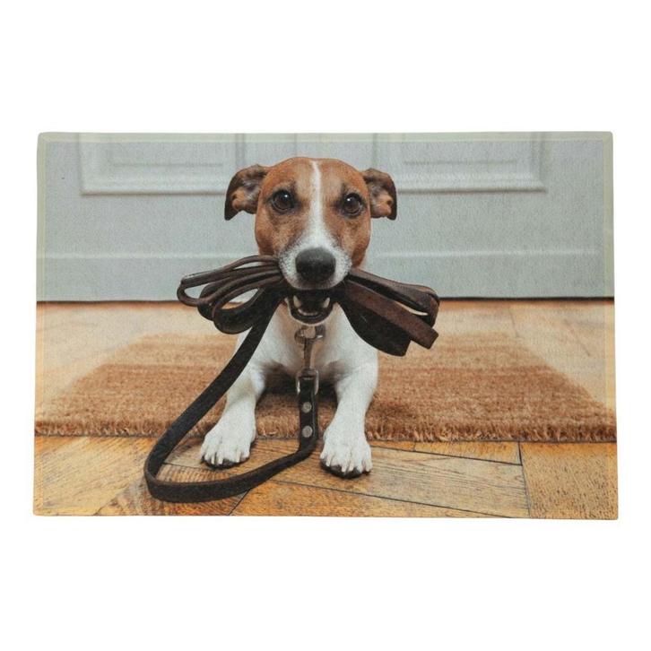 deurmat humor jack russell 75x50cm, Tuin en Terras, Deurmatten, Verzenden