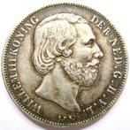 Nederland. Willem III. 1 Gulden 1865 - patina  (Zonder
